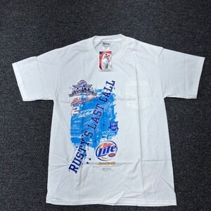Vintage Rusty Wallace Rusty's Last Call T-Shirt Mens M Chase Authentics NWT 2205